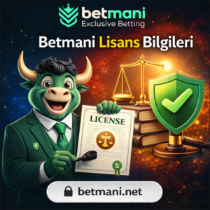 Betmani Curaçao Gaming Authority lisansı ve uluslararası bahis yetki belgesi.