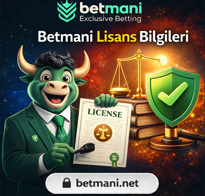 Betmani Curaçao Gaming Authority lisansı ve uluslararası bahis yetki belgesi.